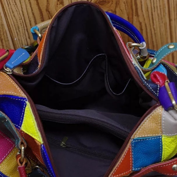 Casual Patchwork Purse/Tote - Picture 5 of 5